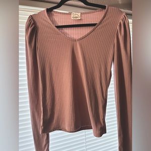 VINTAGE One Step Up Ribbed Long Sleeve